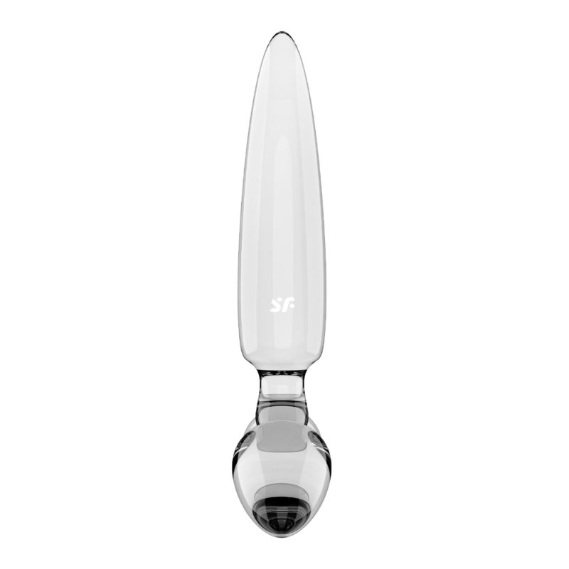 Тристоронній скляний дилдо Satisfyer Triple Crystal 1 Transparent
