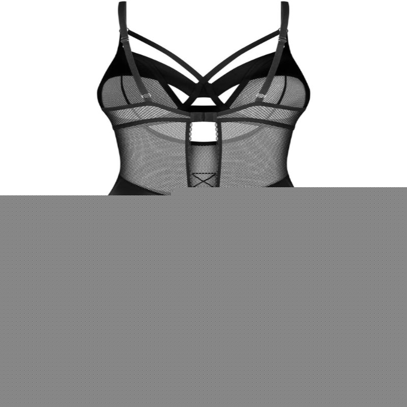 Сорочка Obsessive Dominna chemise & thong L/XL