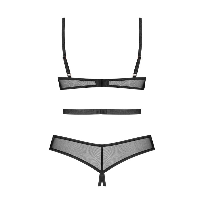 Боді Obsessive Euridia crotchless teddy XL/2XL