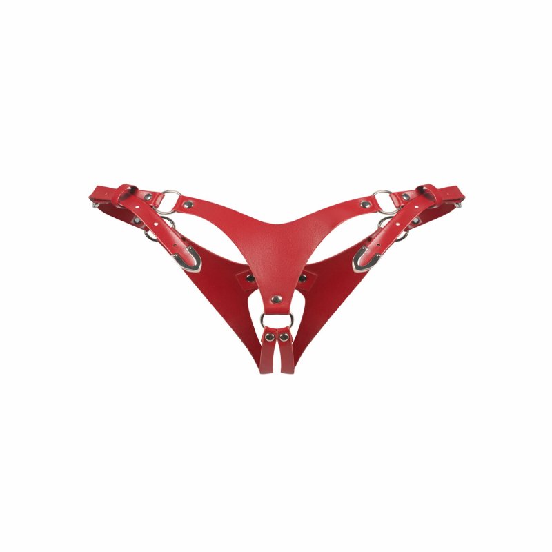 Трусики Obsessive Inferro crotchless thong S/M/L