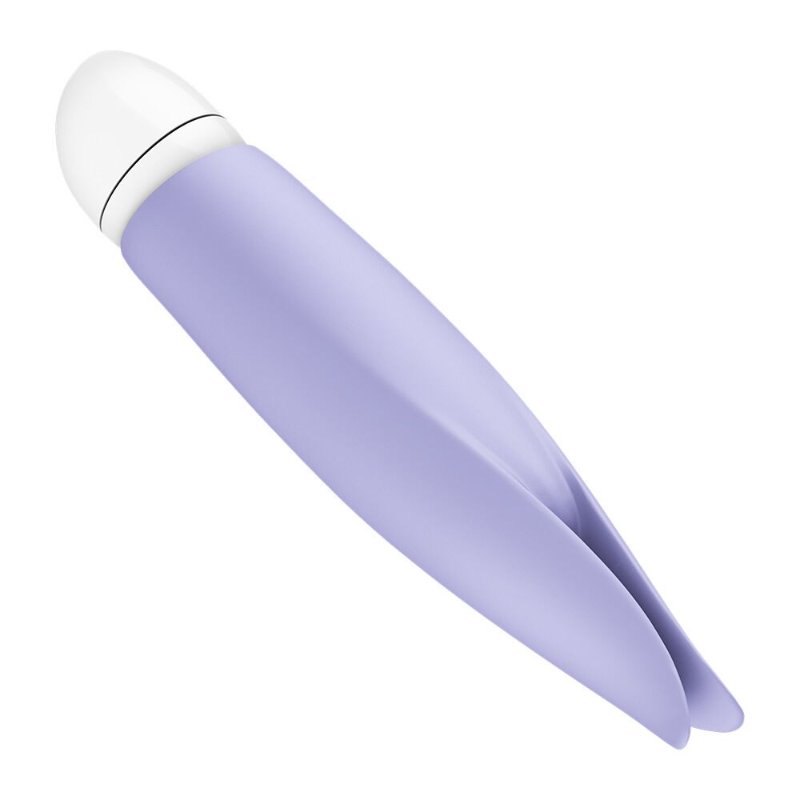 Вібратор з пелюстками Fun Factory VOLITA purple, компактний, дуже тихий, на батарейках