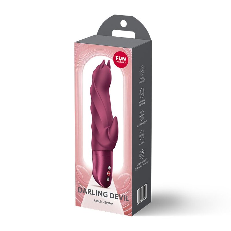 Вібратор Fun Factory Darling Devil Wine Red
