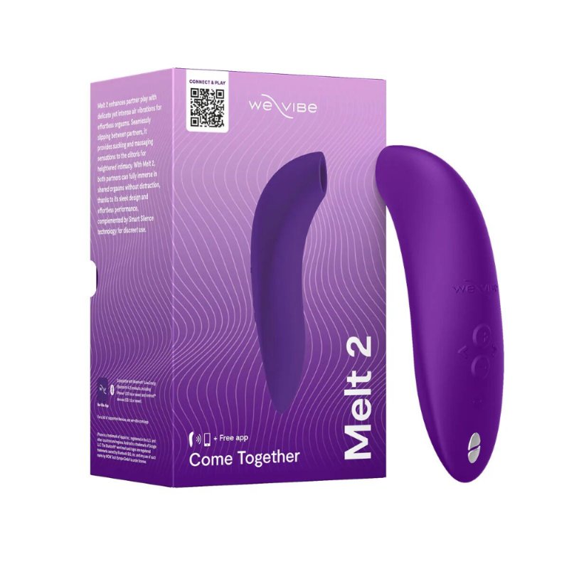 Вакуумний смарт-стимулятор для пар We-Vibe Melt 2 Purple