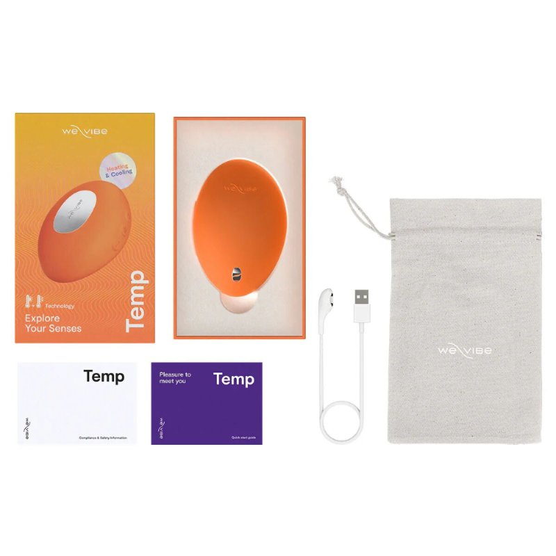 Вібратор We-Vibe Temp Tangerine