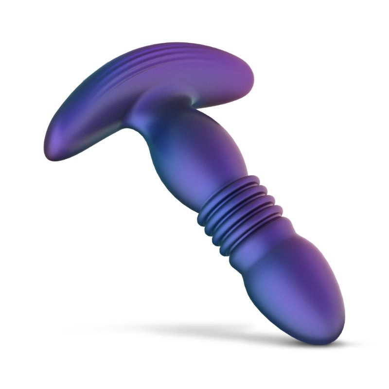 Анальна пробка з вібрацією та пульсацією Hueman - Supernova Thrusting Buttplug