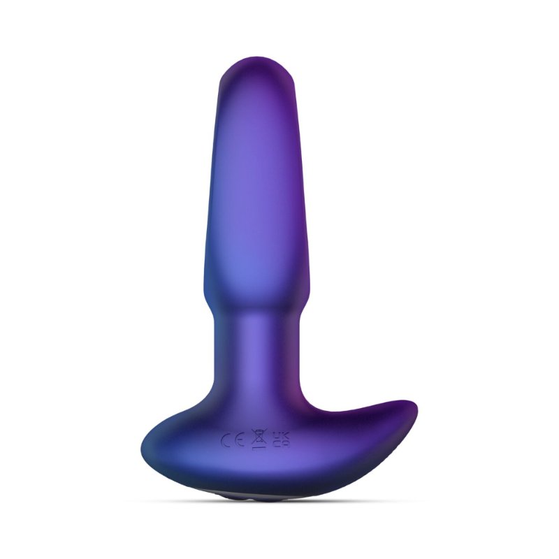 Анальна пробка з віброязичком Hueman - Voyager Butt Plug With Tapping