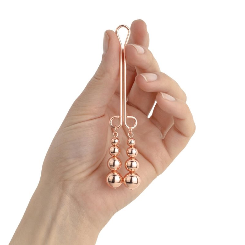 Затискач для клітора Rosy Gold - Clitoris Clamp - Subtle Weight