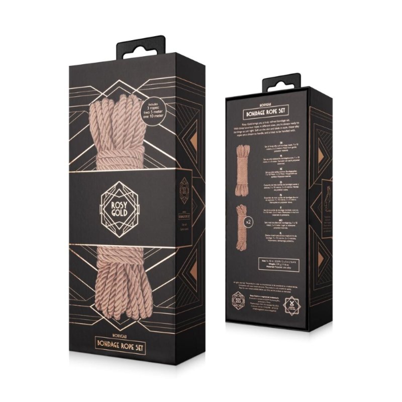 Набір мотузок для Шибарі Rosy Gold - Bondage Rope Set
