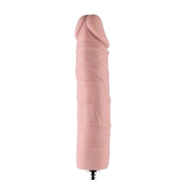Силіконовий фалоімітатор для секс-машин Hismith 7" Silicone Dildo, система KlicLok