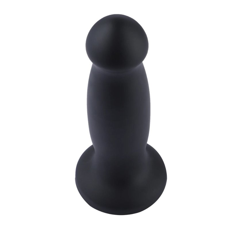 Силіконовий фалоімітатор для секс-машин Hismith 7.2" Black Silicone Anal Dildo, система KlicLok