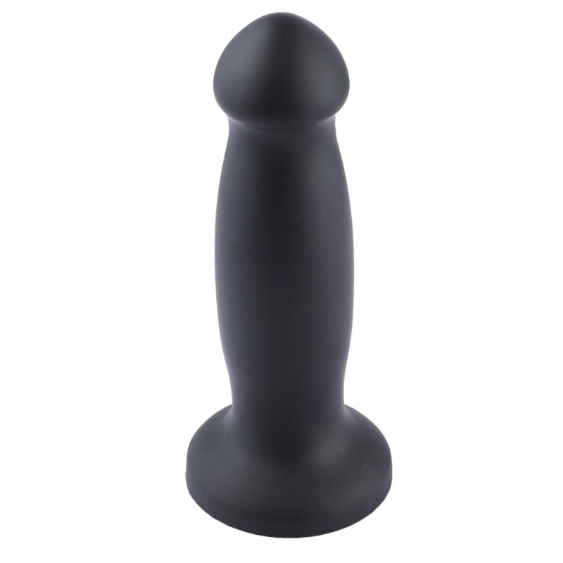Силіконовий фалоімітатор для секс-машин Hismith 7.2" Black Silicone Anal Dildo, система KlicLok
