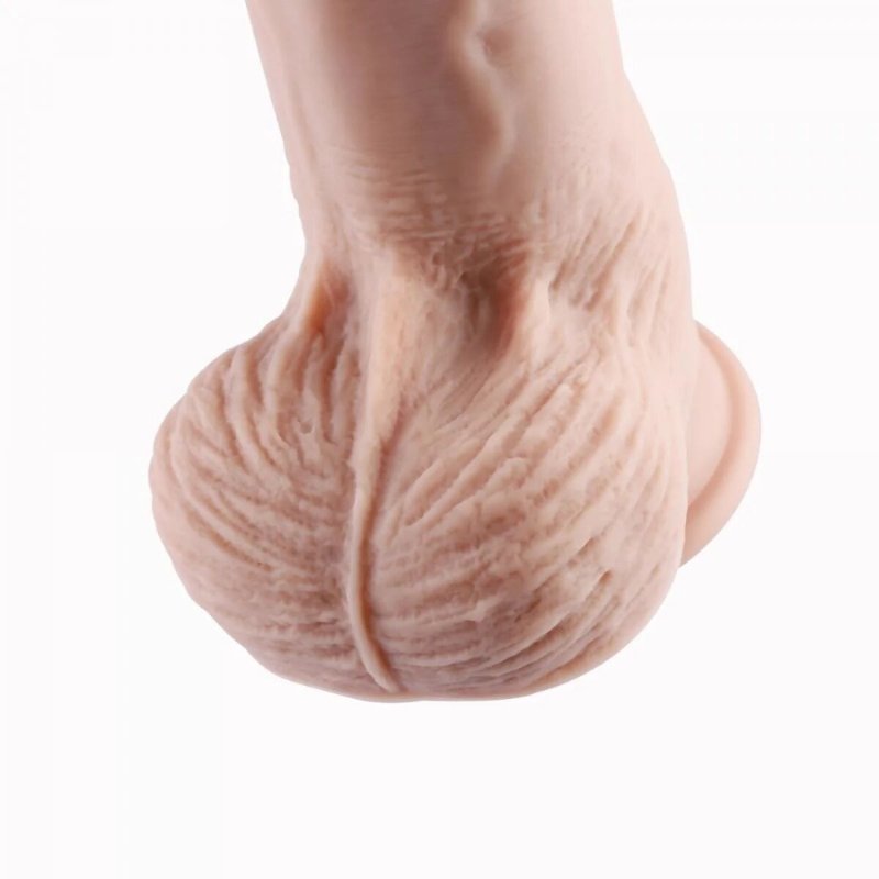 Фалоімітатор 11.8″ з вібрацією для секс-машин Hismith Silicone Dildo with Vibe, KlicLok, пульт ДК