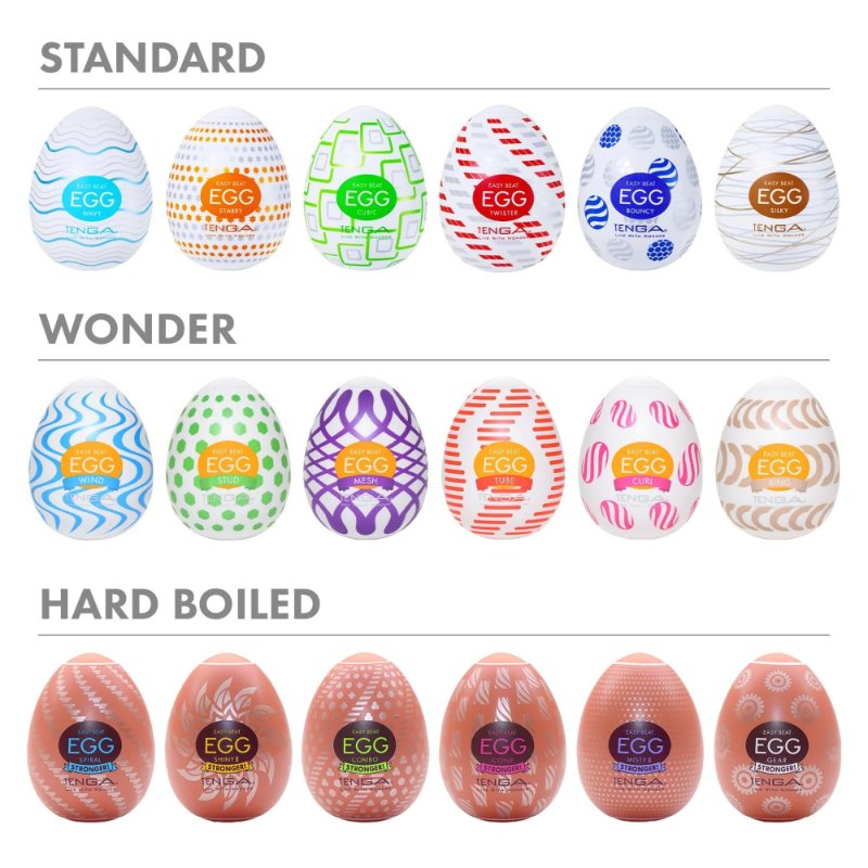 Мастурбатор-яйце Tenga Egg Cubic