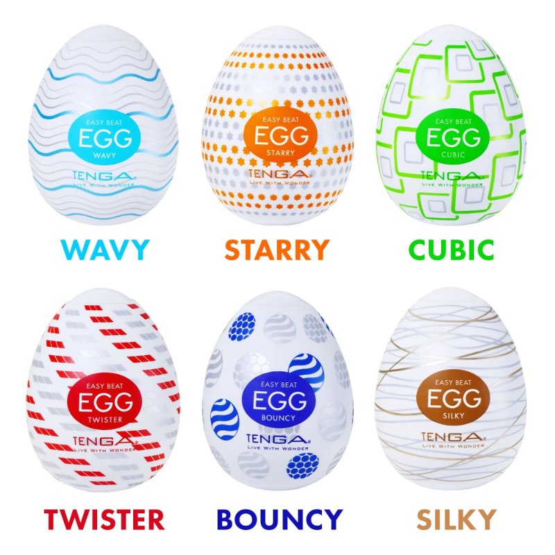 Мастурбатор-яйце Tenga Egg Silky