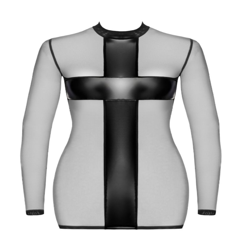Сукня Noir Handmade F369 Crossfire Mesh & Wetlook Mini dress XS