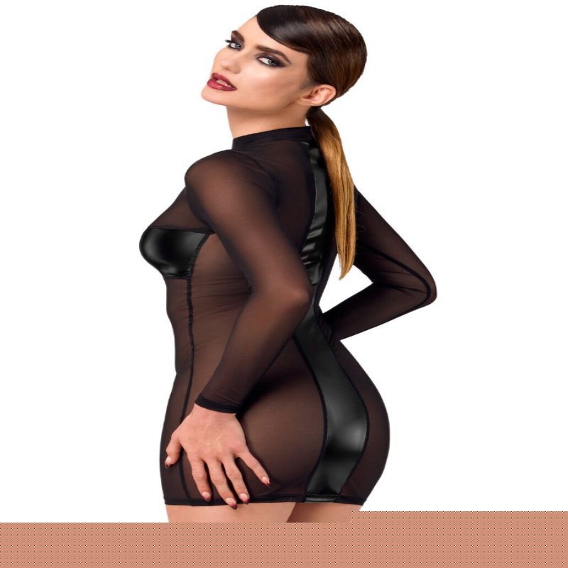 Сукня Noir Handmade F369 Crossfire Mesh & Wetlook Mini dress M