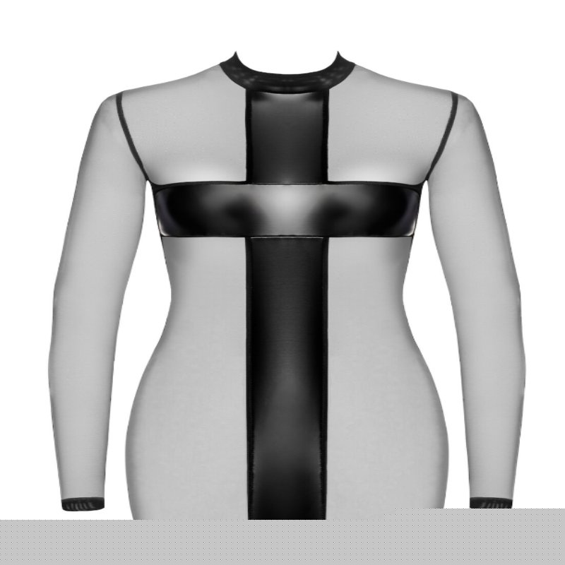Сукня Noir Handmade F369 Crossfire Mesh & Wetlook Mini dress XL