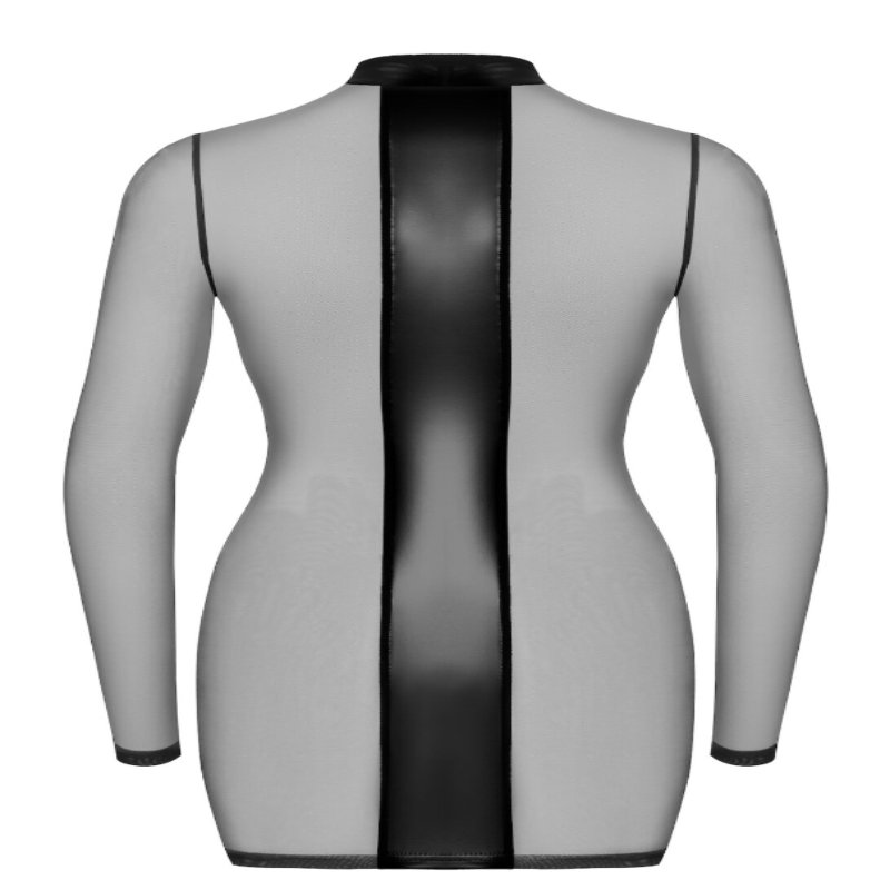 Сукня Noir Handmade F369 Crossfire Mesh & Wetlook Mini dress XL