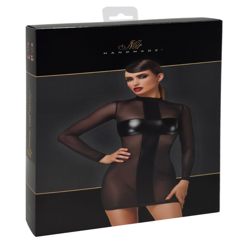 Сукня Noir Handmade F369 Crossfire Mesh & Wetlook Mini dress XL