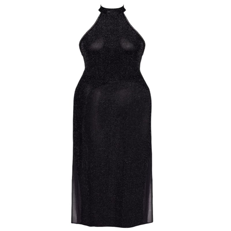 Сукня Noir Handmade F372 Onyx Twin-slit Long dress XL
