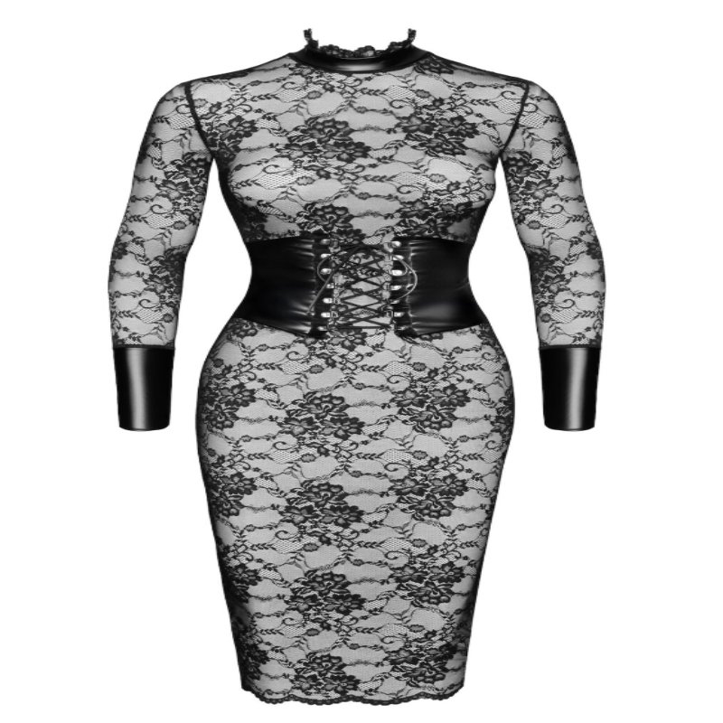 Сукня Noir Handmade F375 Noirelle Lace Corset Midi dress S