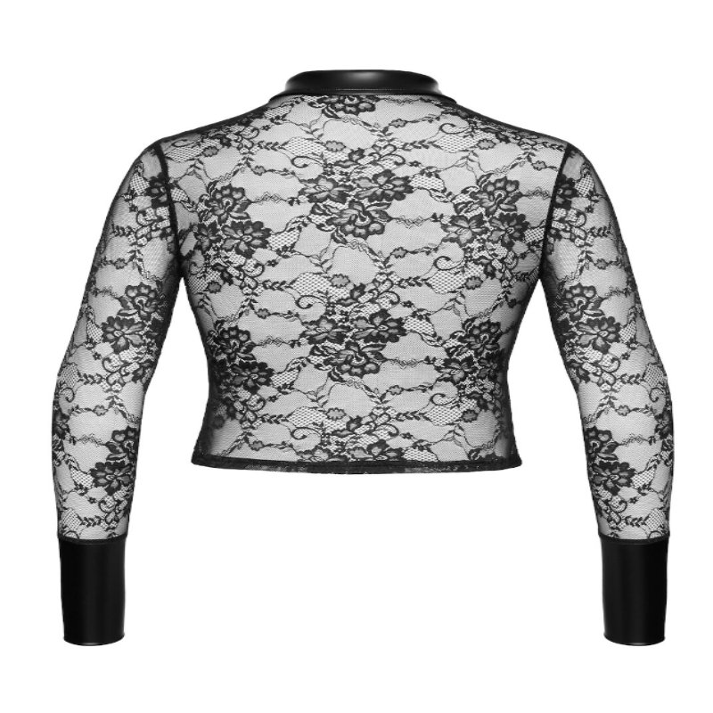 Блуза Noir Handmade F377 Noirelle Lace Button-up Shirt XS