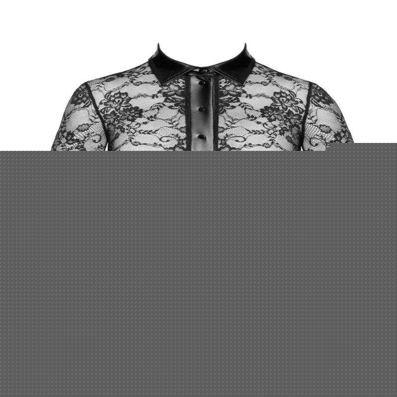 Блуза Noir Handmade F377 Noirelle Lace Button-up Shirt S