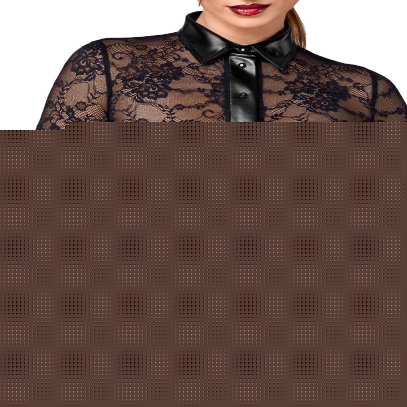Блуза Noir Handmade F377 Noirelle Lace Button-up Shirt XL