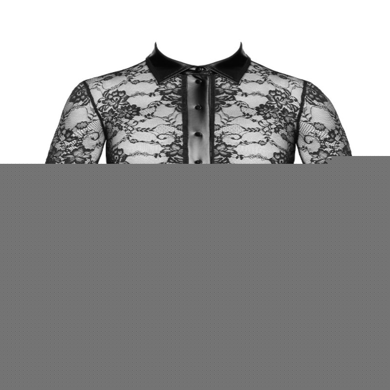 Блуза Noir Handmade F377 Noirelle Lace Button-up Shirt XL
