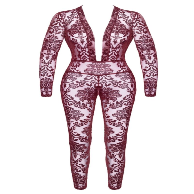 Бодістокінг Noir Handmade F382 Kink Royal Catsuit XS