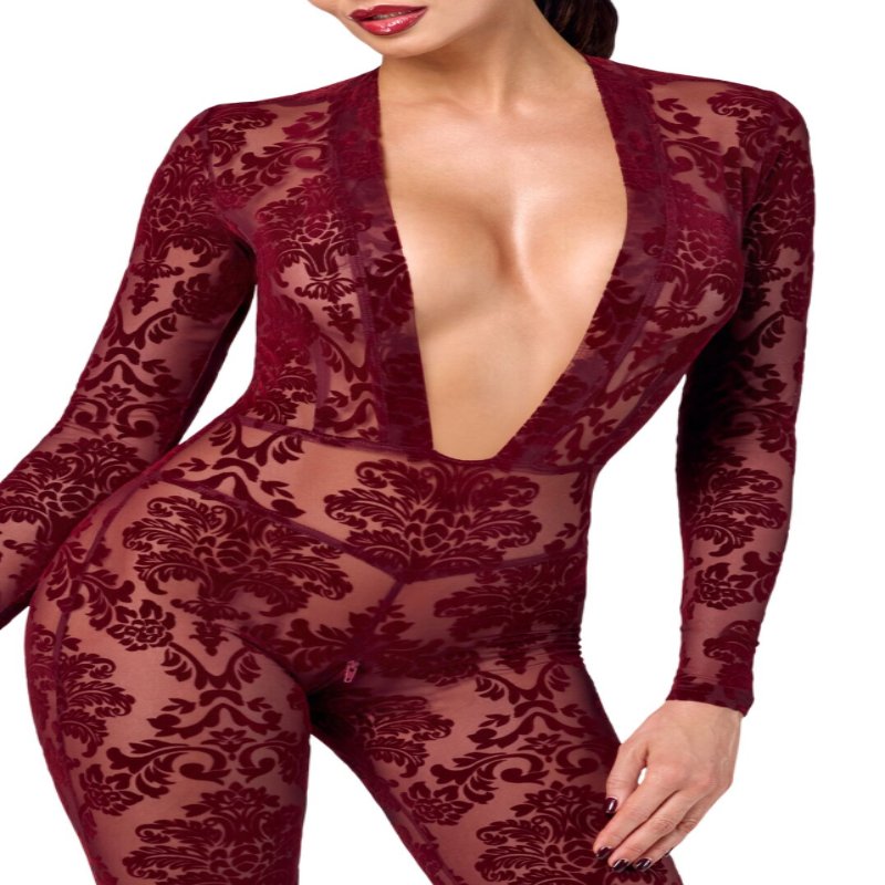 Бодістокінг Noir Handmade F382 Kink Royal Catsuit XL