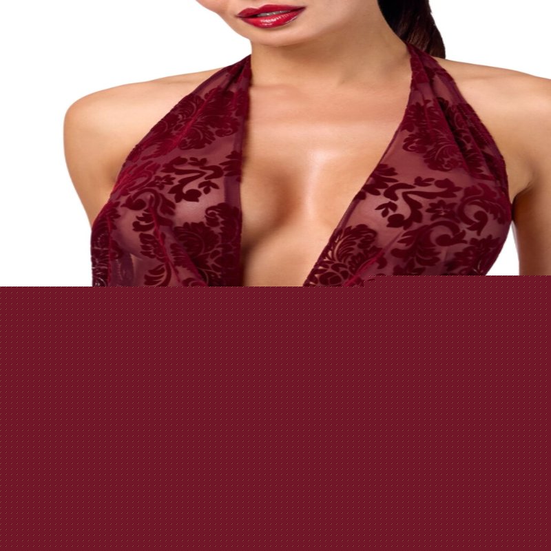 Боді Noir Handmade F386 Kink Royal cascade bodysuit XS