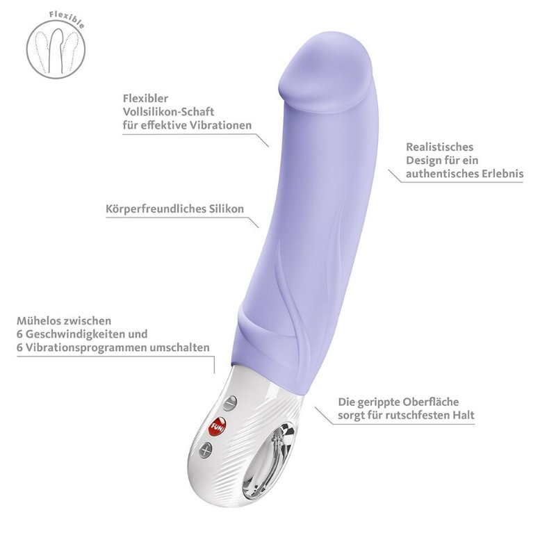 Вібратор для точки G Fun Factory BIG BOSS Purple, дуже потужний, 23,5 см