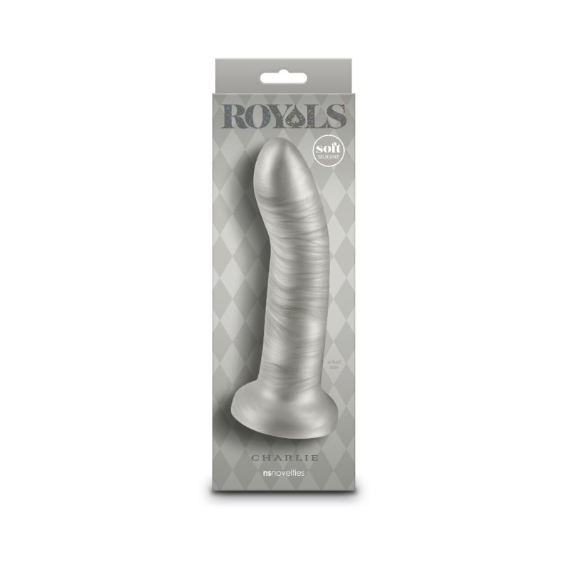 Дилдо NS Novelties Royals - 7" Charlie - Metallic Champagne