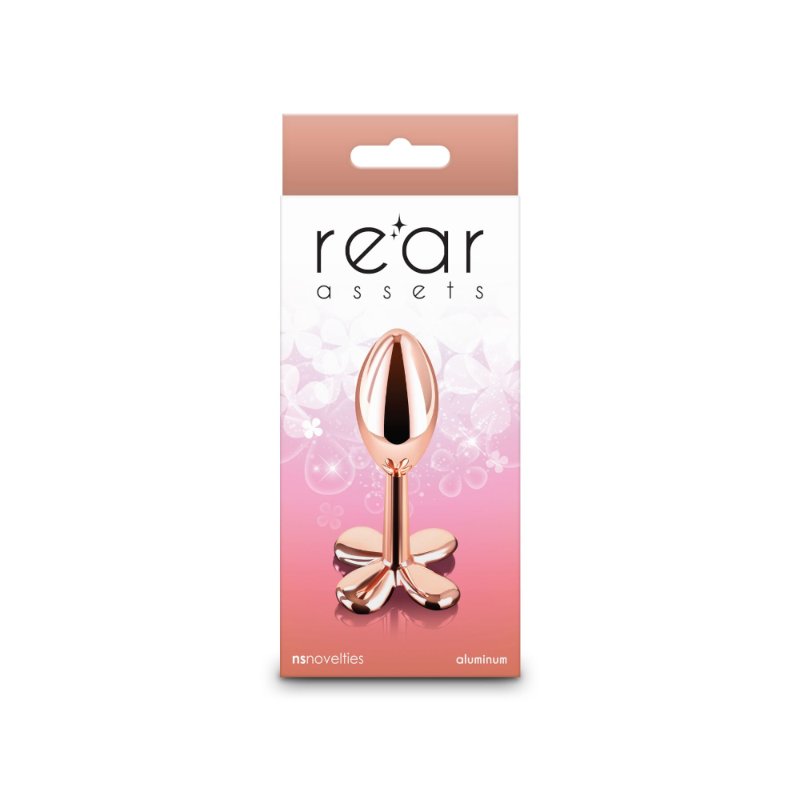 Анальна пробка NS Novelties Rear Assets - Clover - Rose Gold