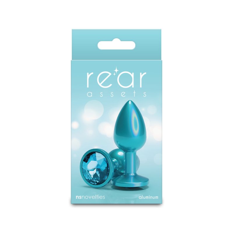 Анальна пробка NS Novelties Rear Assets - Iridescent Teal - Small - Teal