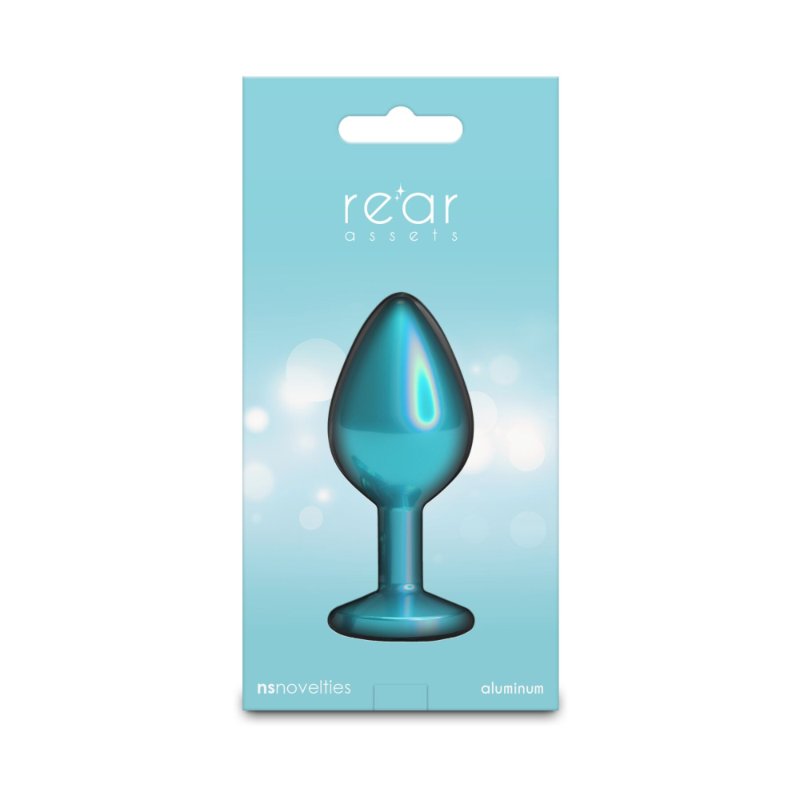Анальна пробка NS Novelties Rear Assets - Iridescent Teal - Medium - Teal