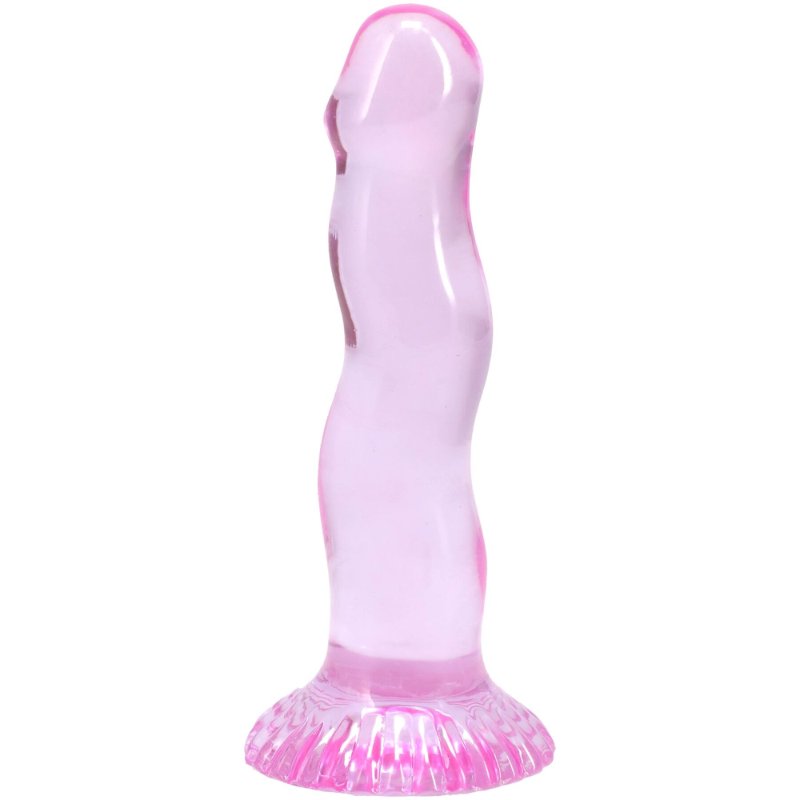 Набір фалоімітаторів Doc Johnson Crystal Jellies - Dong Starter Set - Purple, Pink, Green