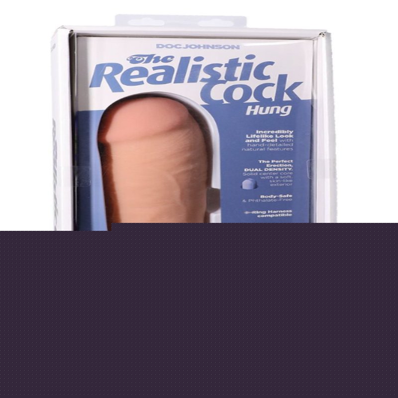 Фалоімітатор Doc Johnson The Realistic Cock ULTRASKYN - 12 Inch Hung with Balls Vanilla