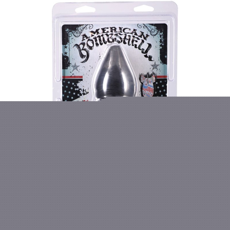 Анальна пробка для фістінгу Doc Johnson American Bombshell Triple Payload Gun Metal