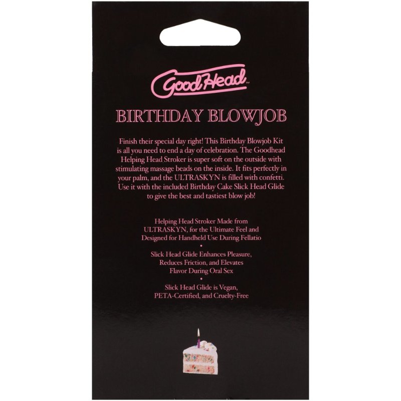 Набір для мінету Doc Johnson GoodHead Birthday Blowjob Kit