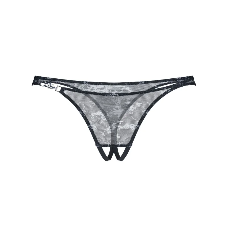 Трусики Obsessive Corrosis crotchless thong L/XL