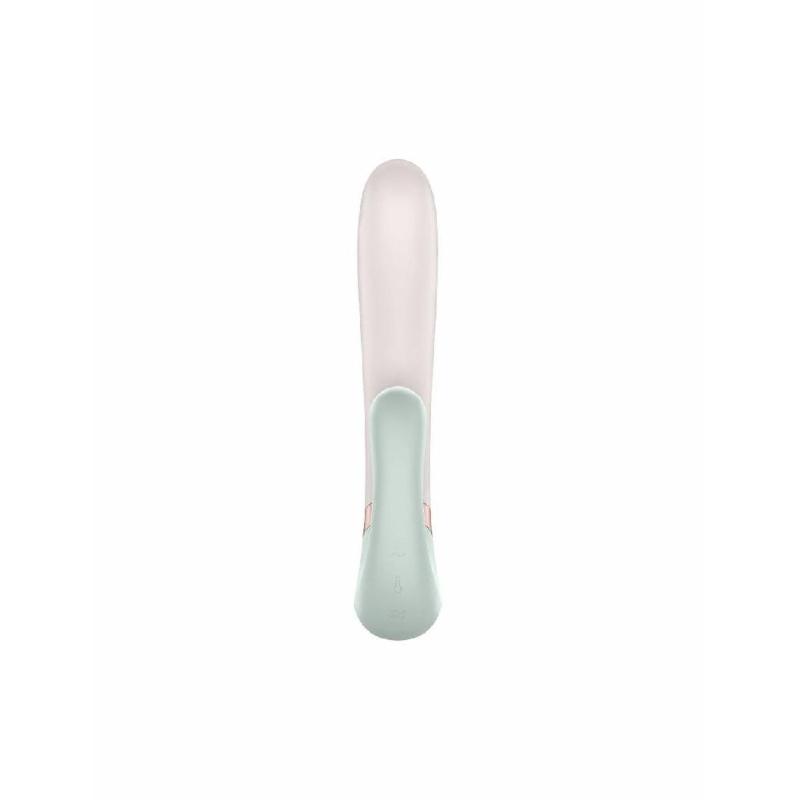 Смарт вібратор-кролик із підігрівом Satisfyer Heat Wave Mint
