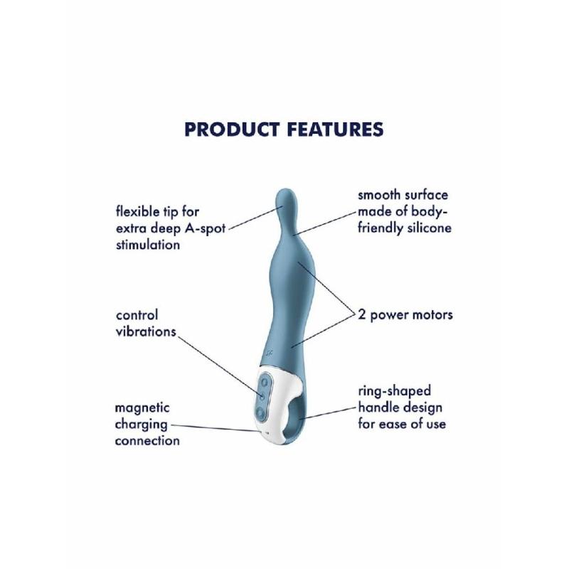 Вібратор для точки А Satisfyer A-Mazing 1 Blue