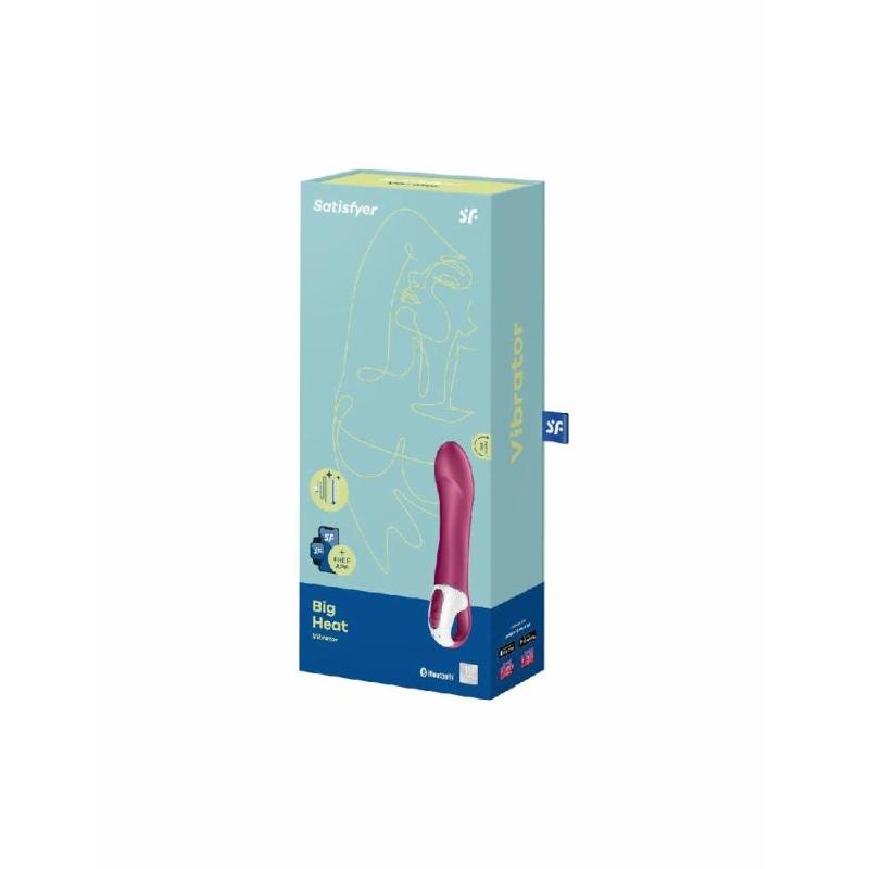 Смарт-вібратор точки G Satisfyer Big Heat з функцією підігріву