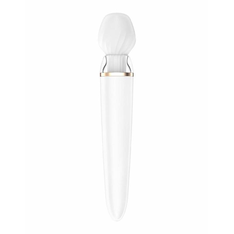 Смарт-вібромасажер зі змінною головкою Satisfyer Double Wand-er