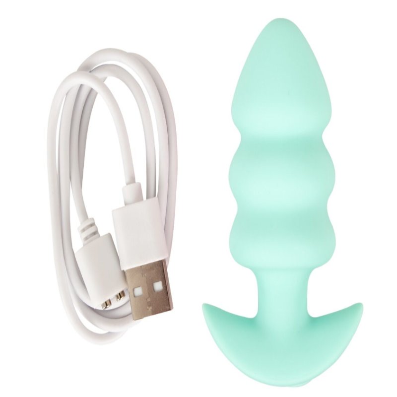 Анальная пробка с вибрацией Vibrating Mini Butt Plug Green