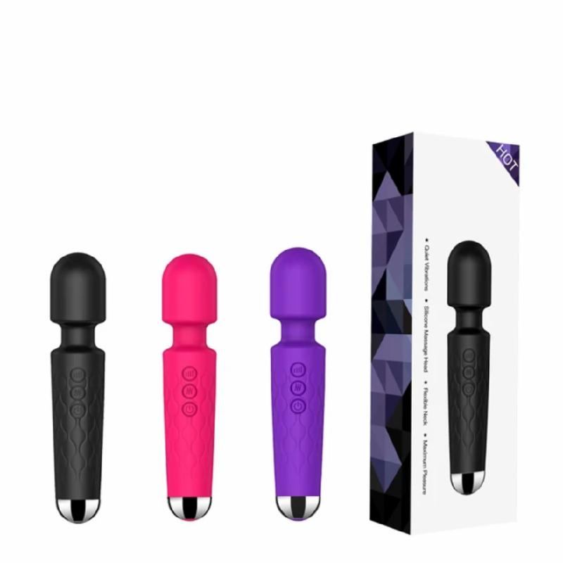 Вибратор микрофон «Black Microphone», 20 режимов вибрации ,черный