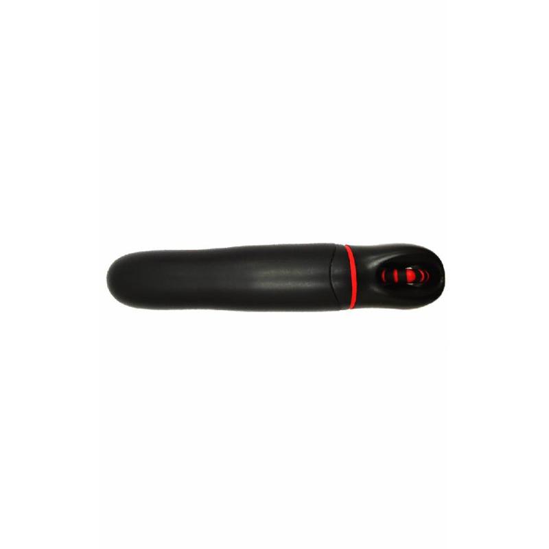 Стильный компактный вибратор AMOR BIG VIBRATOR REAL BIG Black (Приложение НЕ Функционирует!)