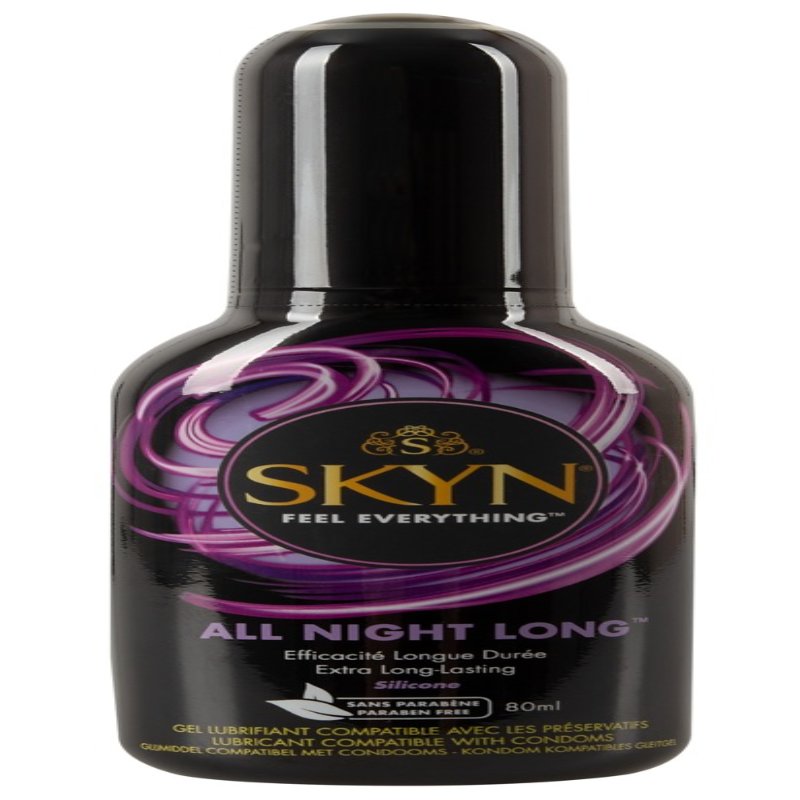 Лубрикант премиум-класса All Night Long SKYN на силиконовой основе 80ml - зображення 1